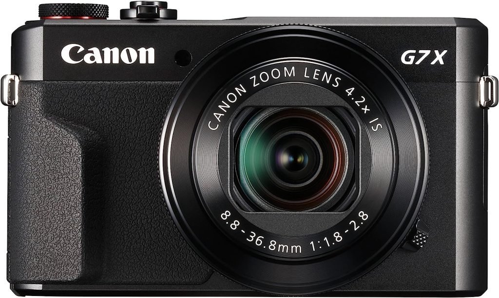 Canon Powershot G7 X Mark II Digital Camera Camera - Vlogging Camera with Full HD 60p movies, flip-up screen with superfast autofocus, 5-axis stabilisation, 20.1 Megapixels