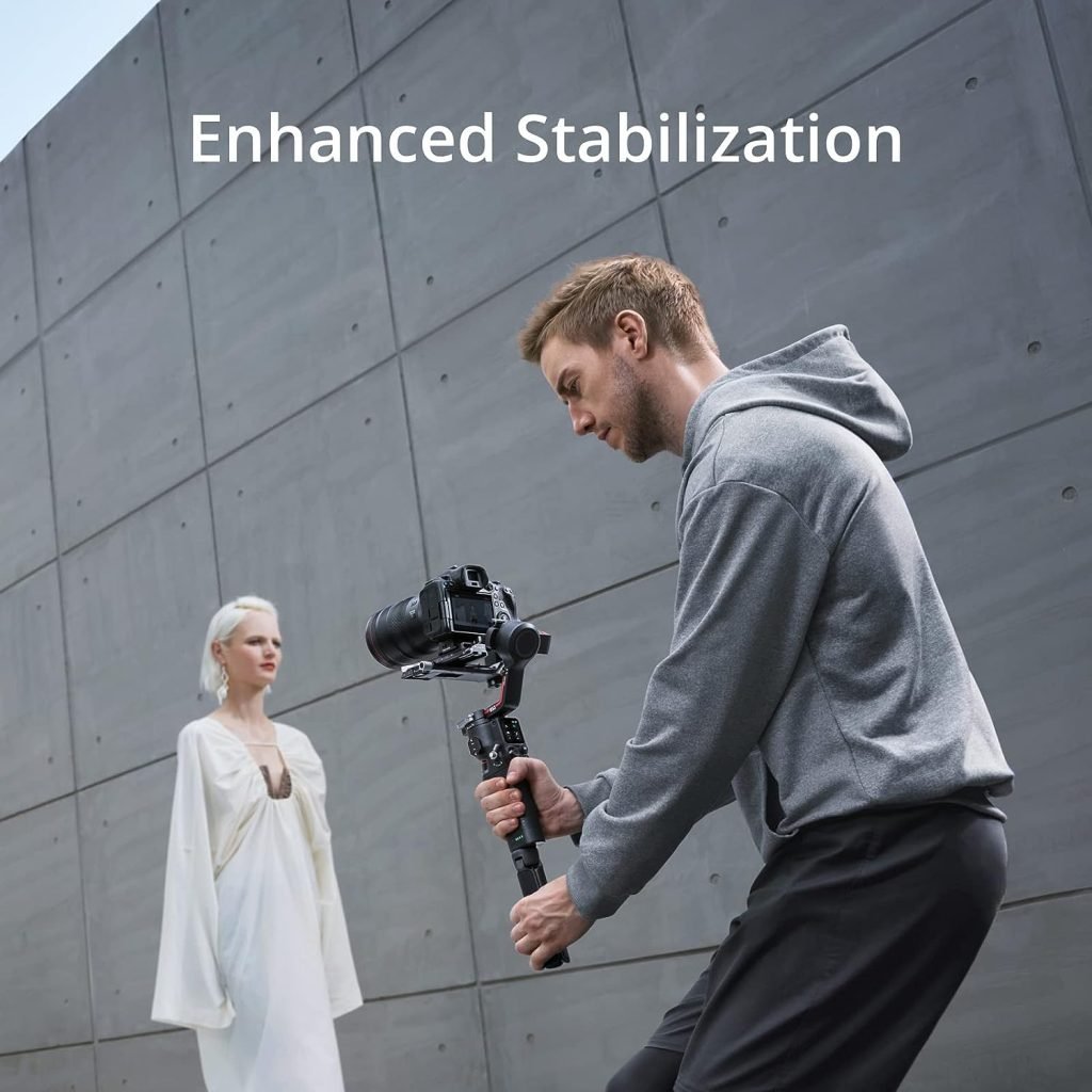 DJI RS 3 Combo, 3-Axis Gimbal Stabilizer for DSLR and Mirrorless Camera for Canon/Sony/Panasonic/Nikon/Fujifilm, 3 kg (6.6 lbs) Payload, Automated Axis Locks, 1.8 OLED Touchscreen, Focus Motor (2022)