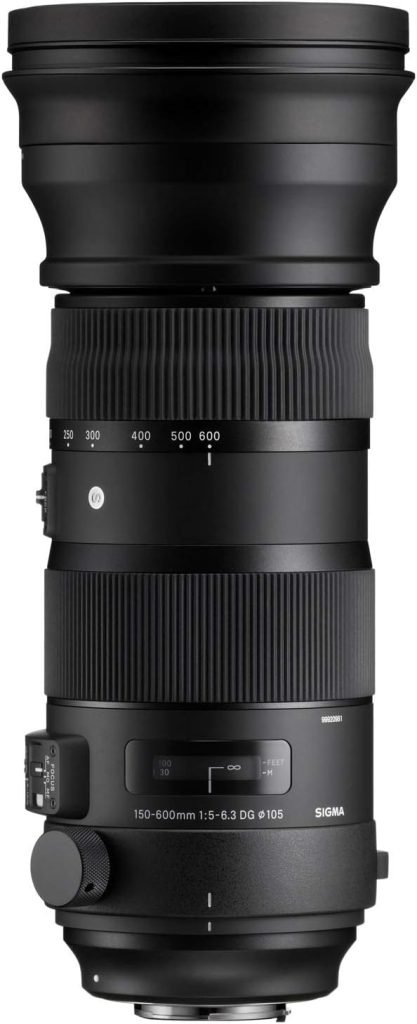 Sigma 740101 (150-600mm) F5-6.3 DG OS HSM Sport Lens for Canon Digital Cameras