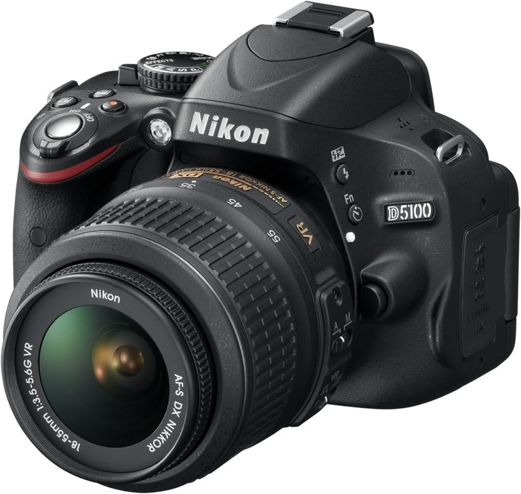 Nikon D5100 Digital SLR Camera with 18-55mm VR Lens Kit (16.2MP) 3 inch LCD (Renewed)