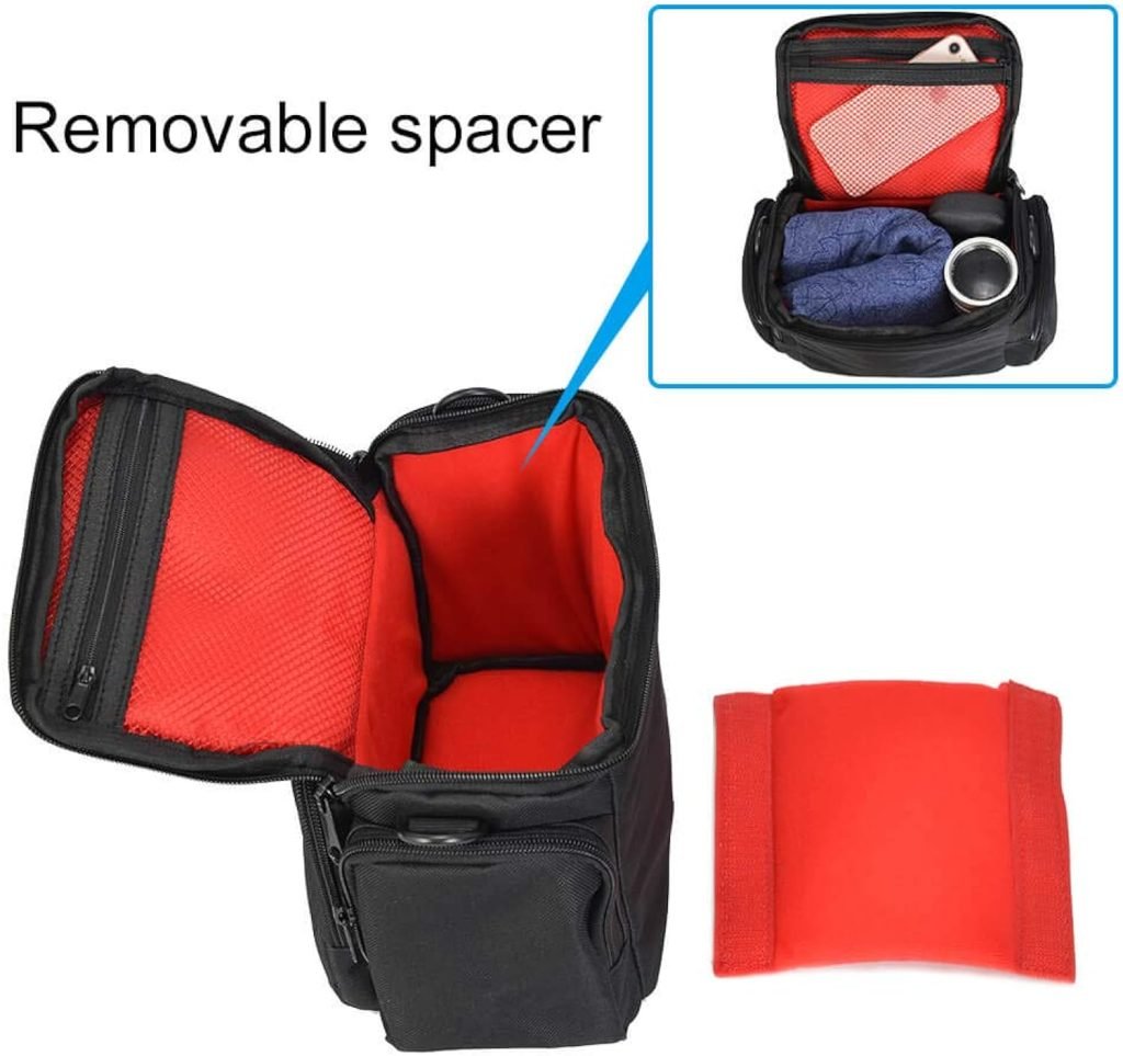 UBORSE DSLR Camera Shoulder Bag Waterproof Portable Anti-shock Digital Camera Case Compatible Protector for Camera Lens Accessories