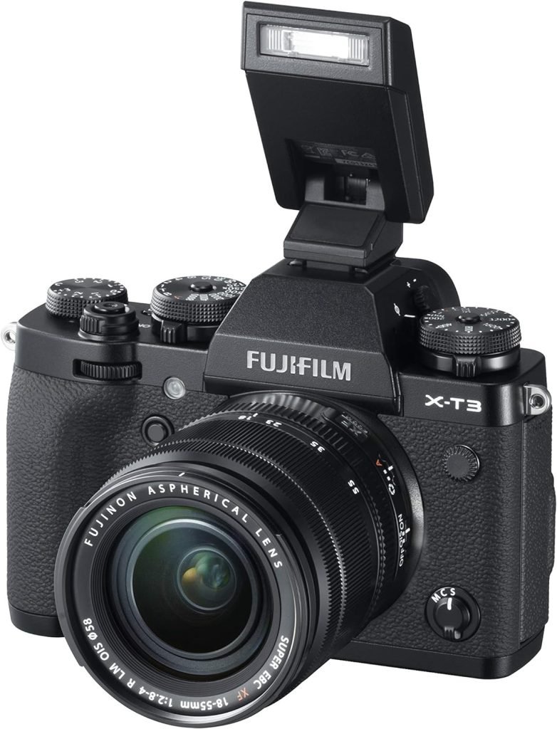 Fujifilm X-T3 Mirrorless Digital Camera, Black with Fujinon XF16-80mmF4 R WR Optical Image Stabiliser Lens Kit