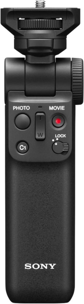 Sony GP-VPT2BT Handgrip (for Selfies and Vlogging, Can Also be Used As a Tripod, Compatible with Select Alpha and Cyber-Shot Cameras from Sony) Black: Amazon.co.uk: Electronics  Photo