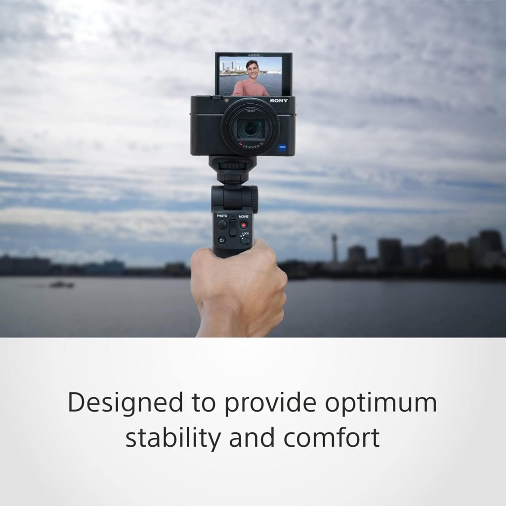 Sony GP-VPT2BT Handgrip (for Selfies and Vlogging, Can Also be Used As a Tripod, Compatible with Select Alpha and Cyber-Shot Cameras from Sony) Black: Amazon.co.uk: Electronics  Photo