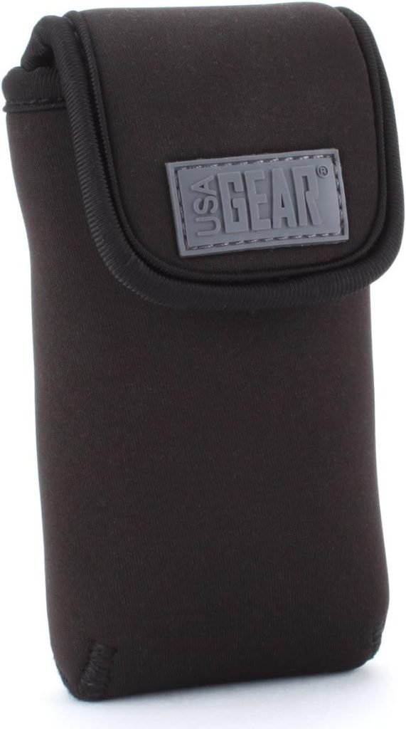 USA Gear Digital Compact Camera Case w/Carabiner Clip, Belt Loop, Pocket for Memory Cards, Battery - Camera Sleeve Compatible with Panasonic Lumix DC-TZ95D, Sony RX100 VI, Kodak PIXPRO FZ55, and more USA Gear Digital Compact Camera Case w/Carabiner Clip, Belt Loop, Pocket for Memory Cards, Battery - Camera Sleeve Compatible with Panasonic Lumix DC-TZ95D, Sony RX100 VI, Kodak PIXPRO FZ55, and more