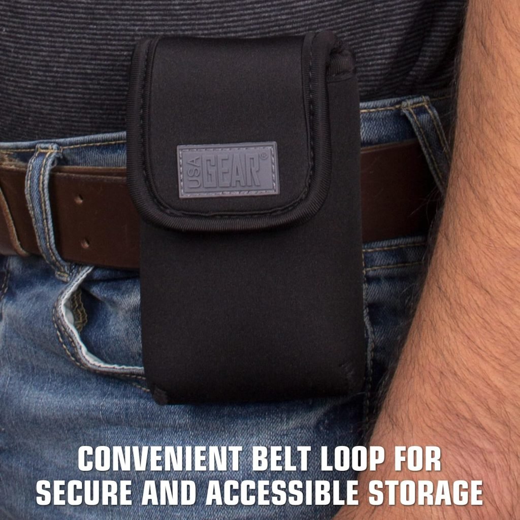 USA Gear Digital Compact Camera Case w/Carabiner Clip, Belt Loop, Pocket for Memory Cards, Battery - Camera Sleeve Compatible with Panasonic Lumix DC-TZ95D, Sony RX100 VI, Kodak PIXPRO FZ55, and more USA Gear Digital Compact Camera Case w/Carabiner Clip, Belt Loop, Pocket for Memory Cards, Battery - Camera Sleeve Compatible with Panasonic Lumix DC-TZ95D, Sony RX100 VI, Kodak PIXPRO FZ55, and more