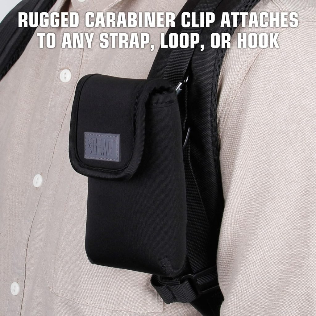 USA Gear Digital Compact Camera Case w/Carabiner Clip, Belt Loop, Pocket for Memory Cards, Battery - Camera Sleeve Compatible with Panasonic Lumix DC-TZ95D, Sony RX100 VI, Kodak PIXPRO FZ55, and more USA Gear Digital Compact Camera Case w/Carabiner Clip, Belt Loop, Pocket for Memory Cards, Battery - Camera Sleeve Compatible with Panasonic Lumix DC-TZ95D, Sony RX100 VI, Kodak PIXPRO FZ55, and more