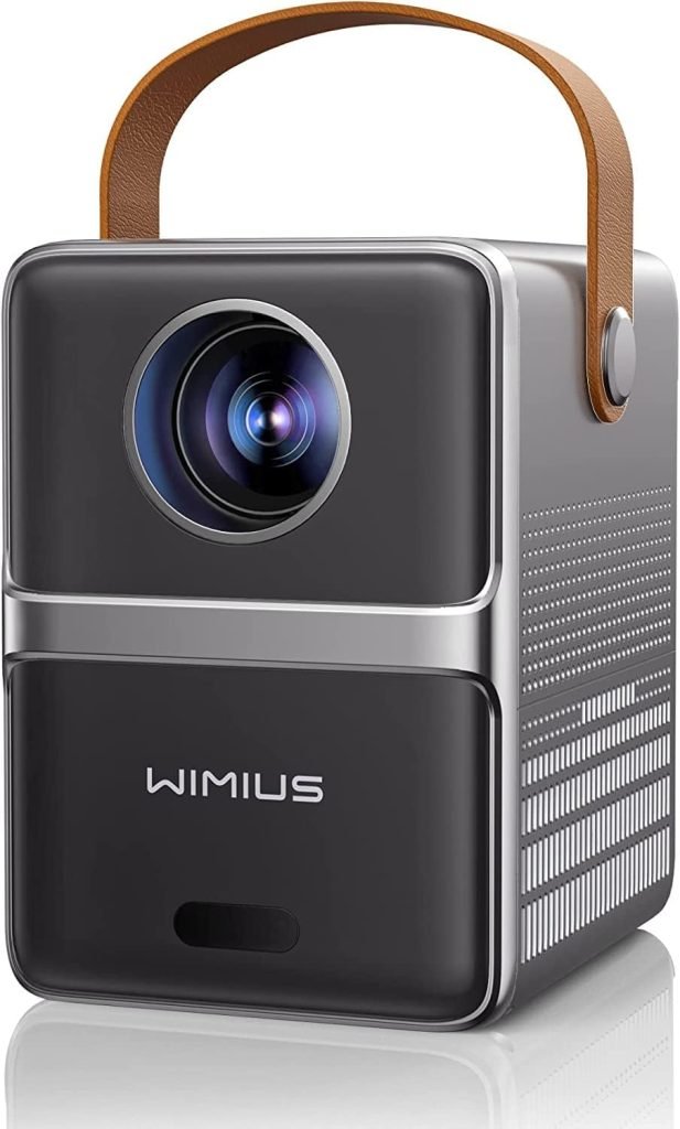 【Electric Focus】Mini Projector,WiMiUS 350 ANSI 5G WiFi Bluetooth Portable Projector Full HD 1080P Supported, 300 Display Home Cinema Video Projector for Smartphone, TV Stick, PS4