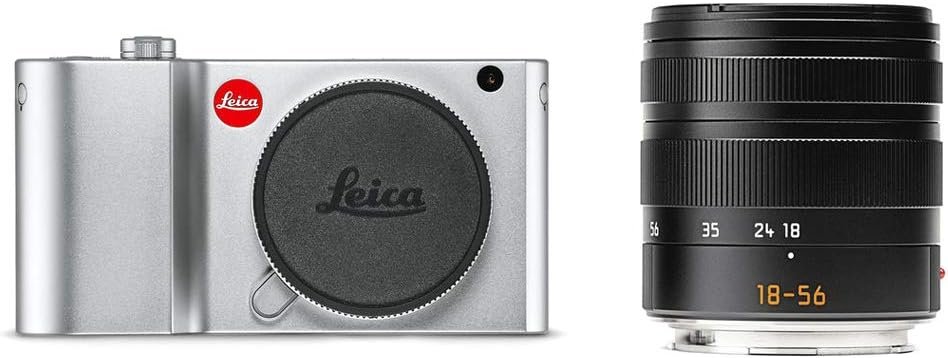 LEICA TL2 Compact Digital Camera with Vario-Elmar 18-56mm Lens, Silver 19158