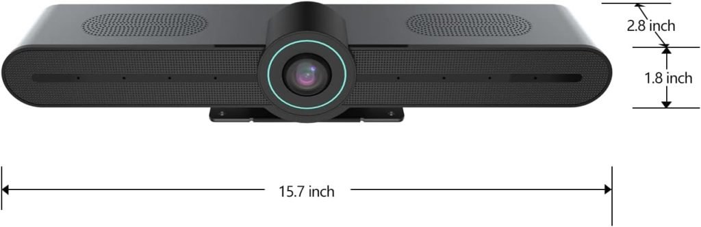 TOALLIN 4K Ultra HD Conference Camera, All-in-One Video Conferencing System for Meeting Rooms, USB Video Bar, AI Auto Framing Auto Zoom, 116° Wide Angle View Conference Room Webcam: Amazon.co.uk: Electronics  Photo