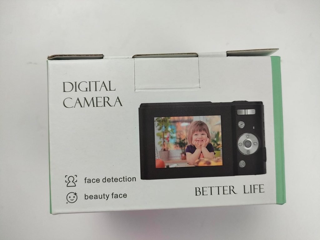 1080P Digital Cameras,2.4 Inch LCD HD Compact Camera 36 Megapixels 16x Digital Zoom,Vlogging Camera for Adult/Seniors/Kids (Black)