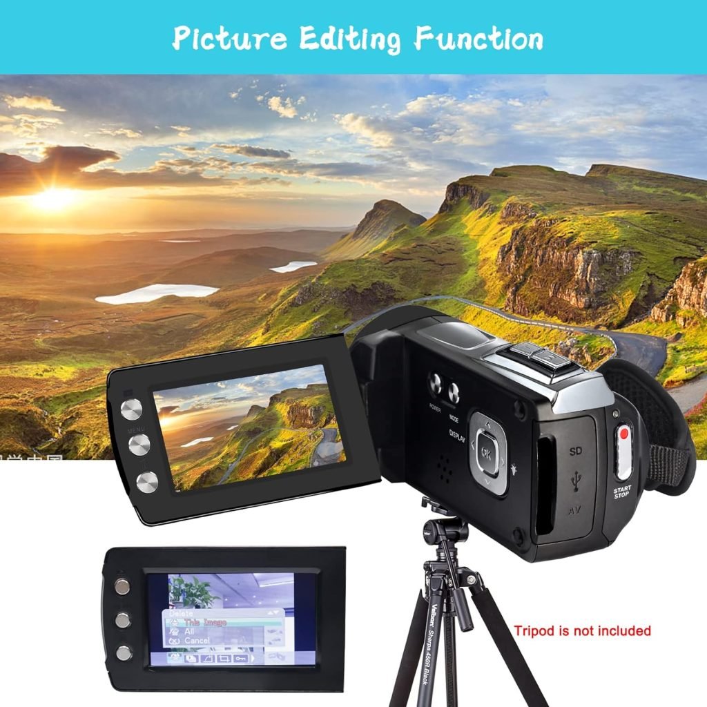 Digital Camera,Kids Waterproof Camera 30MP 1080P Point and Shoot Cameras with 2.8 18X Digital Zoom, Underwater Camera with a Battery and 32GB Micro Card(Blue)