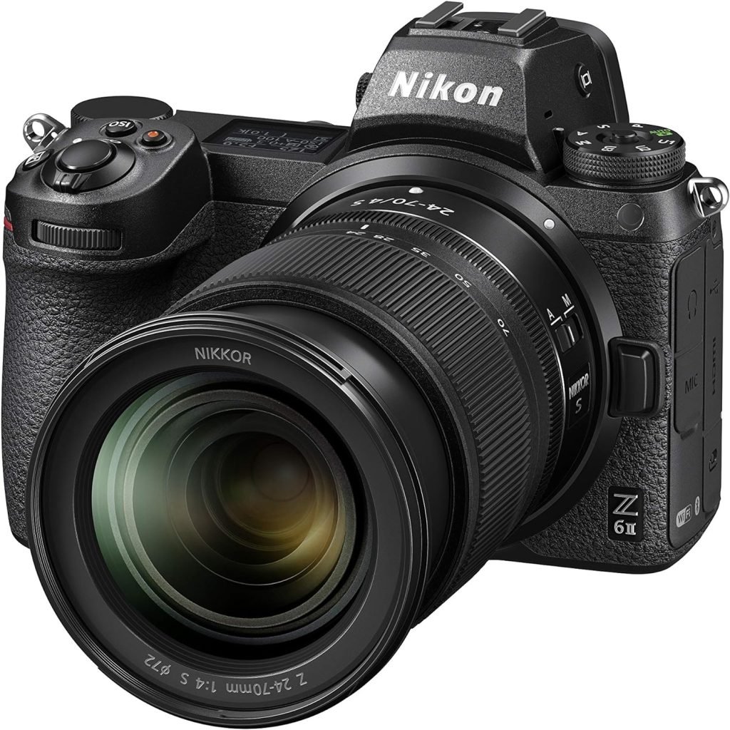 Nikon Z6 II + Z 24-70mm + FTZ Mirrorless Camera Kit (24.5 megapixel, Ultra wide ISO, 14 fps Continuous Shooting, Eye-Detection AF, Dual Card Slots, 4K Full HD Video) VOA060K003