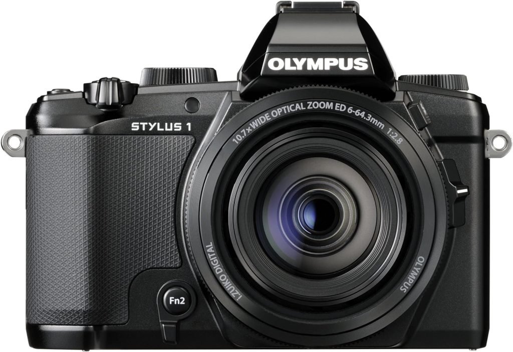 Olympus Stylus 1 Compact Digital Camera - Black (12MP, 10.7x i.Zuiko Optical Zoom) 3 inch Tiltable Touchscreen LCD