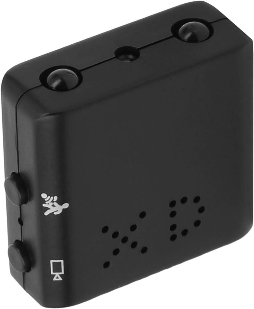 1080P HD Security Camera Home Surveillance Video Monitor Night Vision Motion Detection, 3x2.8x1.1cm, Support 64GB Storage Card(Not Include)