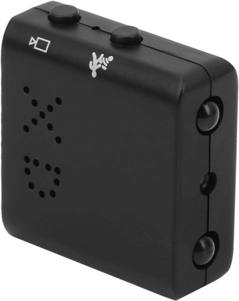 1080P HD Security Camera Home Surveillance Video Monitor Night Vision Motion Detection, 3x2.8x1.1cm, Support 64GB Storage Card(Not Include)