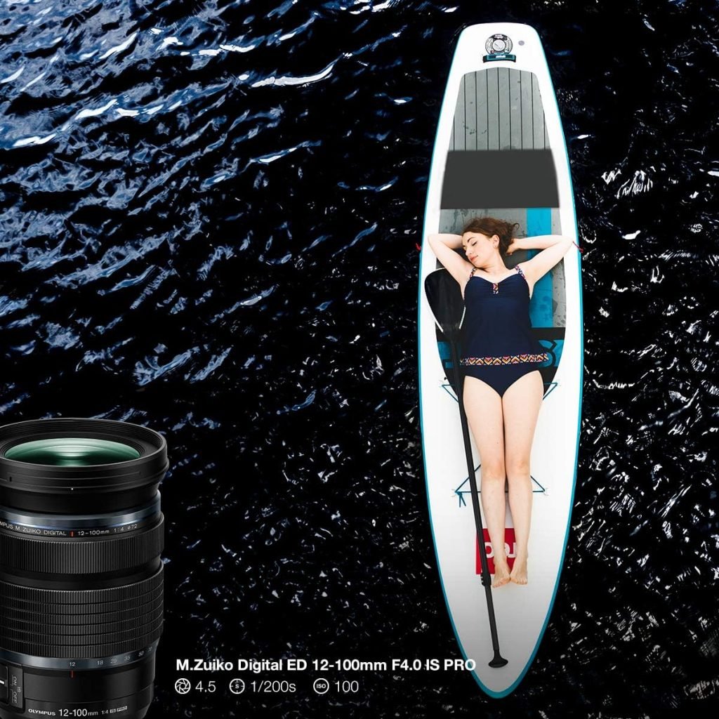 Olympus M. Zuiko Digital ED 12-100mm F4 IS Pro Lens, suitable for all MFT cameras (Olympus OM-D  PEN models, Panasonic G-series), black