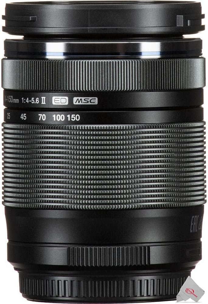 Olympus M.Zuiko Digital ED 14-150 mm F4-5.6 II Lens, Universal Zoom, Suitable for All MFT Cameras (Olympus OM-D  PEN Models, Panasonic G-Series), Black