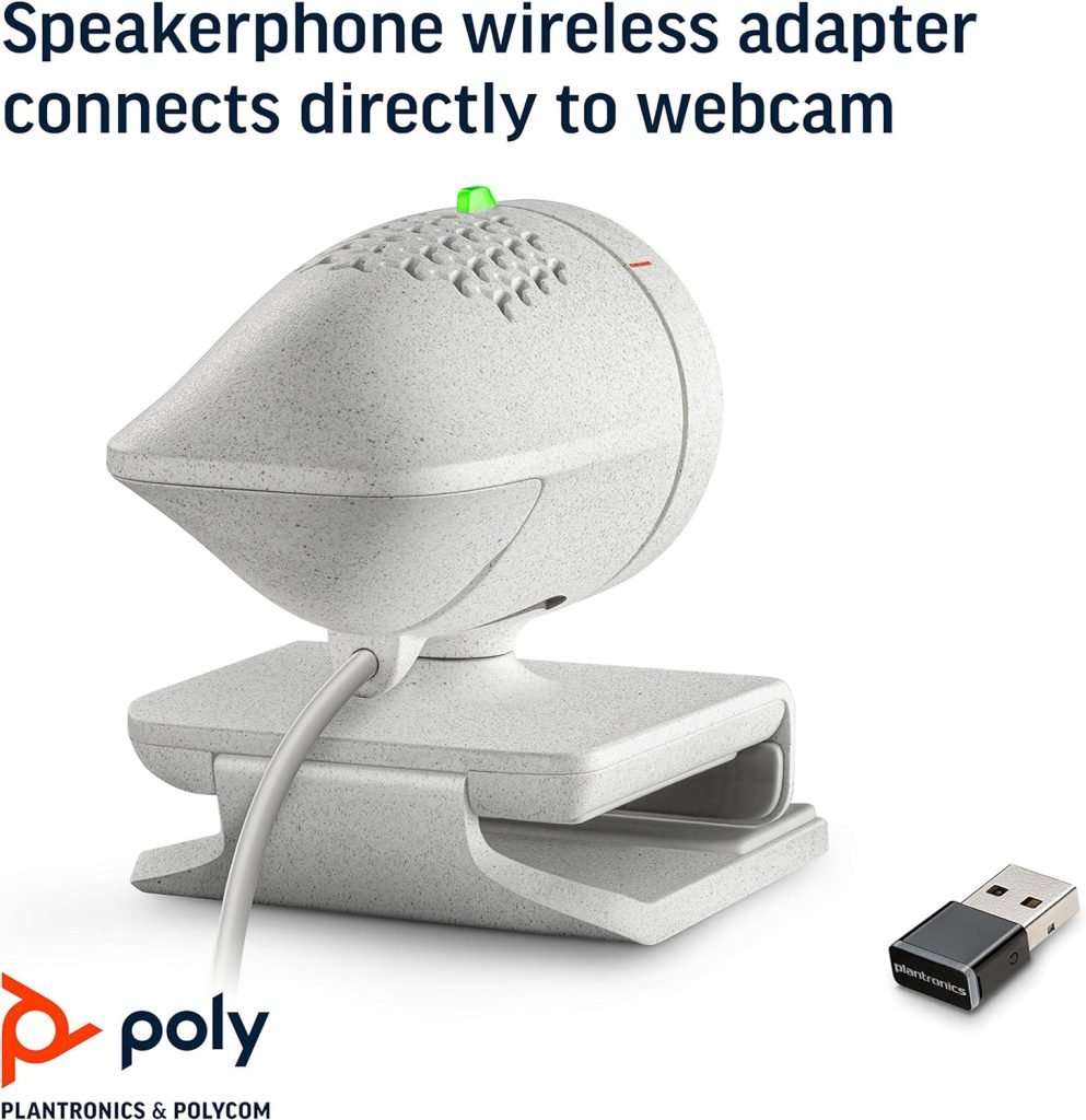 Plantronics Poly Studio P5 Kit with Blackwire 3325 () - 1080p HD Video Conferencing Camera - Professional USB-A Kit for Wired Webcam and Stereo Audio Headset