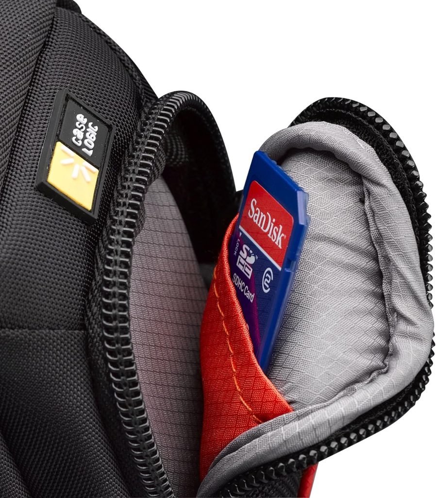 Case Logic DCB302 Compact Digital Camera Bag with Separate Zipped Accessory Pocket and Internal Slip Pocket for SD Cards