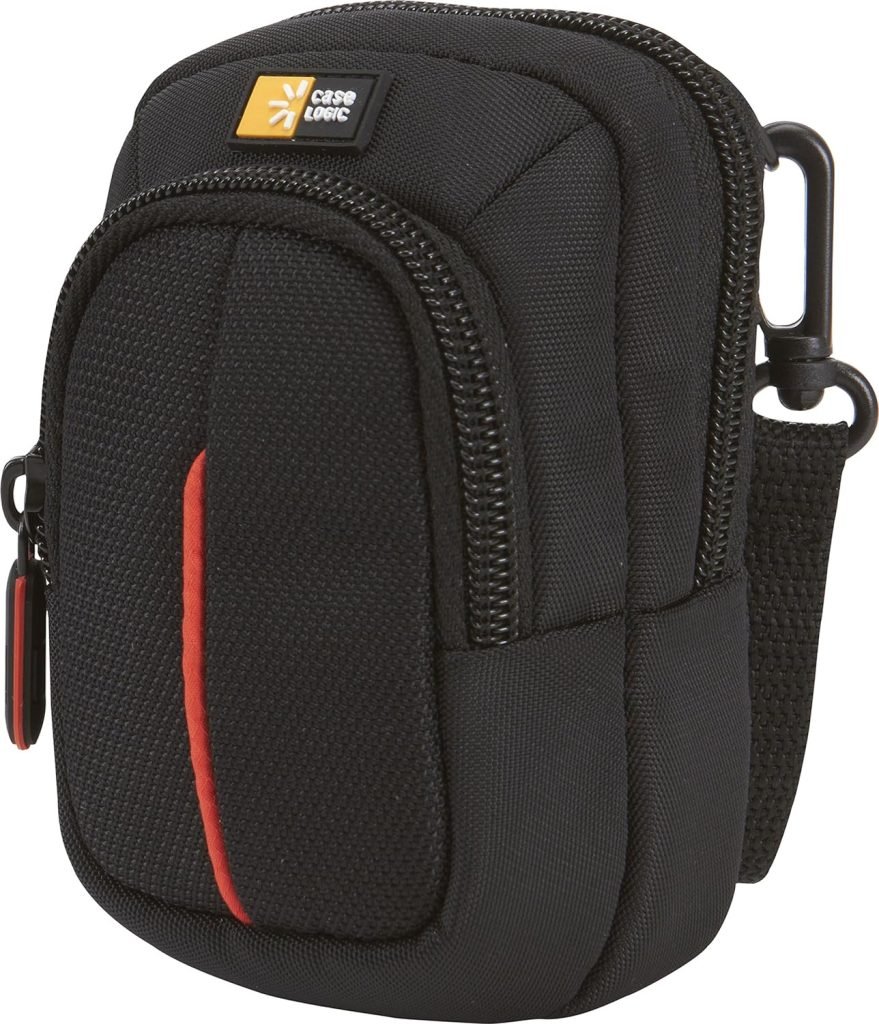 Case Logic DCB302 Compact Digital Camera Bag with Separate Zipped Accessory Pocket and Internal Slip Pocket for SD Cards