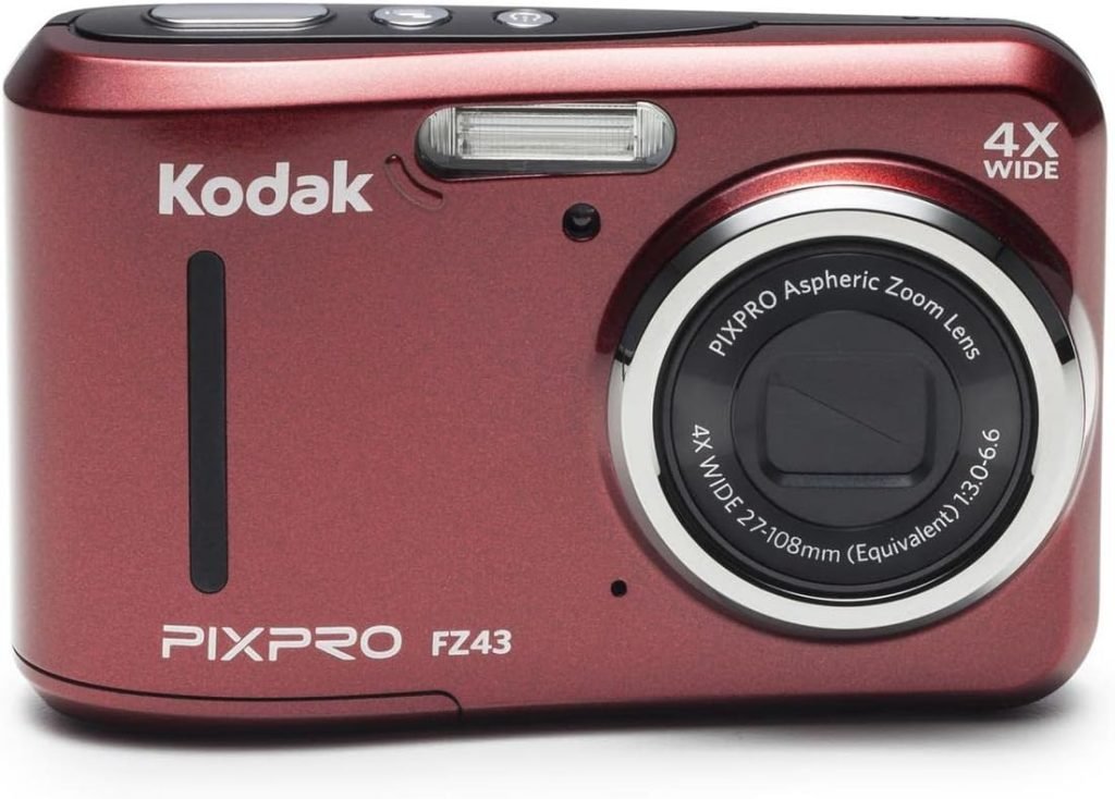 Kodak Pixpro FZ43 Digital Camera, 16.44 Megapixels, 4x Optical Zoom