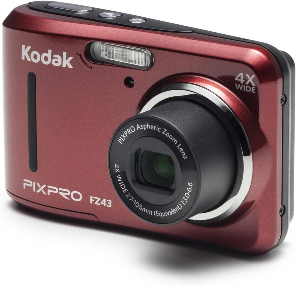 Kodak Pixpro FZ43 Digital Camera, 16.44 Megapixels, 4x Optical Zoom