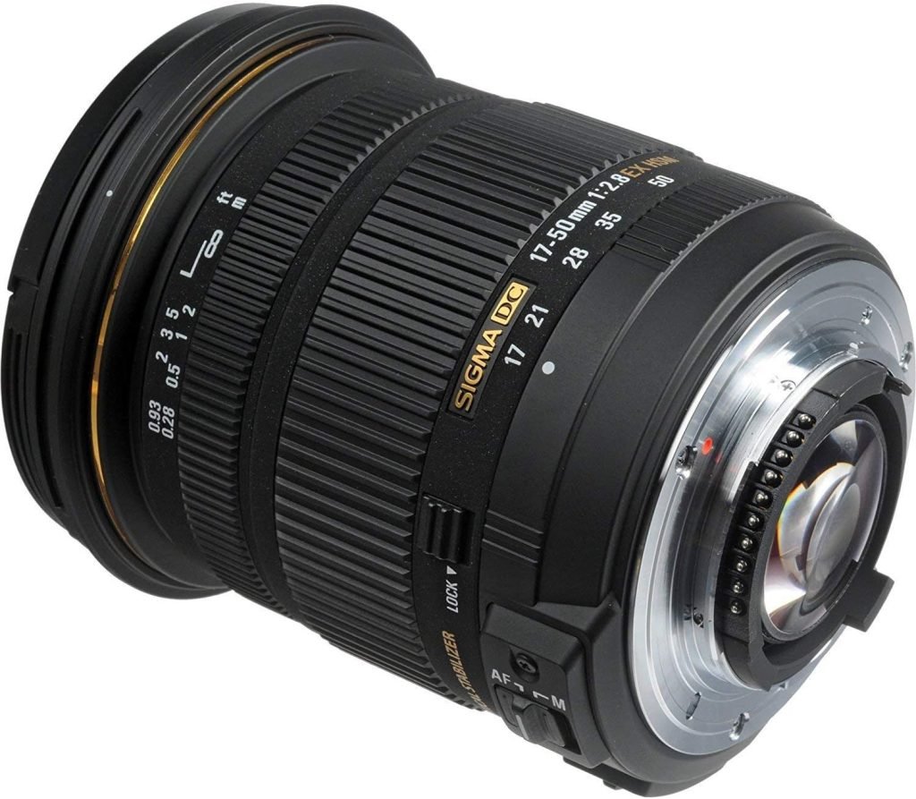Sigma 583306 17-50mm f2.8 EX DC HSM Optical Stabilised lens for Nikon Digital SLR Cameras with APS-C Sensors