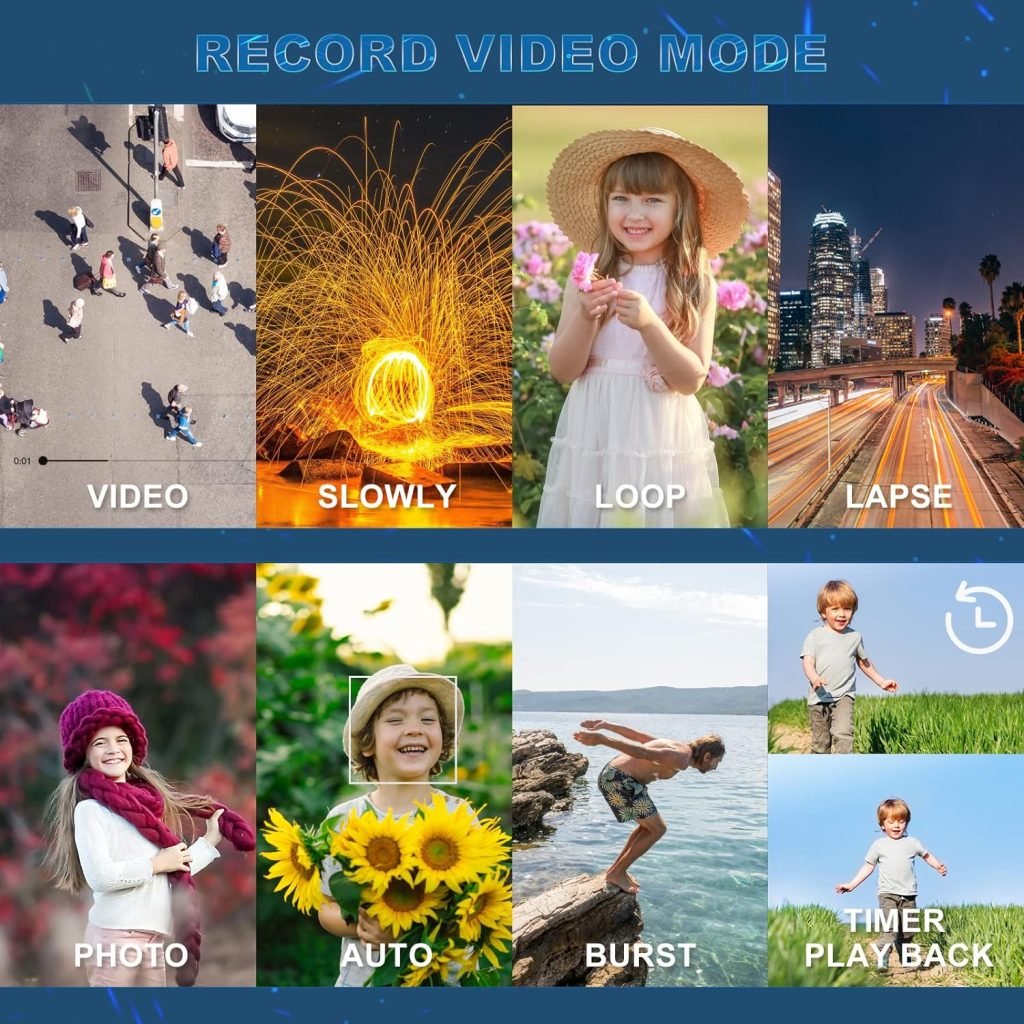 4K 64MP Video Camera Camcorder with Expandable Handheld Grip, Remote  WiFi Control Vlogging Camera. 18X Digital Zoom Recorder with Flip Screen for Youtube/Blogging, 4 LCD Touch Screen…