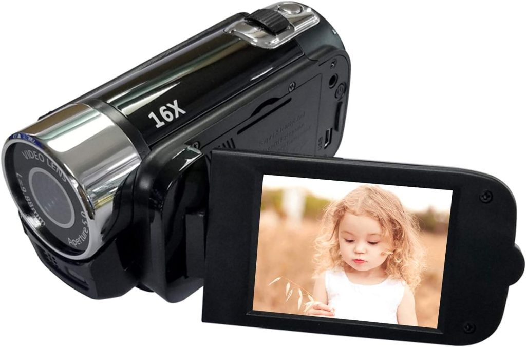 Digital Video Camera 1080P Mini DV Video Camcorder 2.7 Flip Screen/ 270 Degree Rotatable Camcorder for Kids/Children/Beginners/Elderly/Teenagers