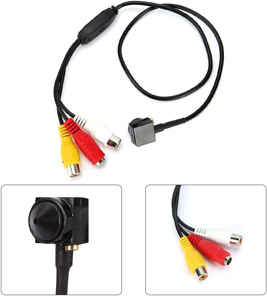 Hopcd Mini CCTV Camera, 1000TVL Wired IR Mini CCTV Micro Tiny Audio and Video Surveillance HD Camera for Security Camera