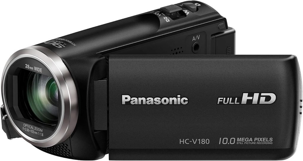 Panasonic HC-V180EB-K Camcorder with Full HD Recording