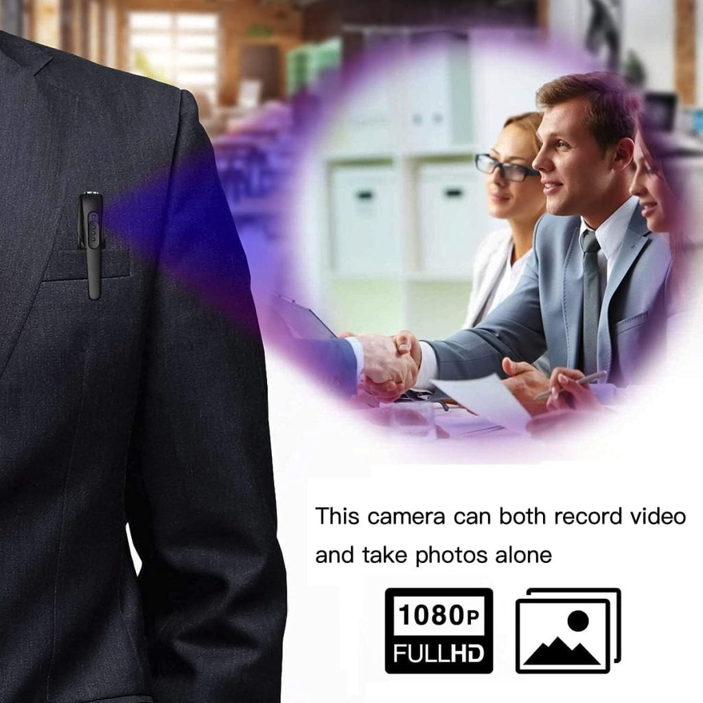SANPROV Spy Cameras Pen 1080P Hidden Camera Mini Portable Pocket Cam Covert Camera with 32G SD Card Secret with Video Recording Photo Taking for Home Business Indoor