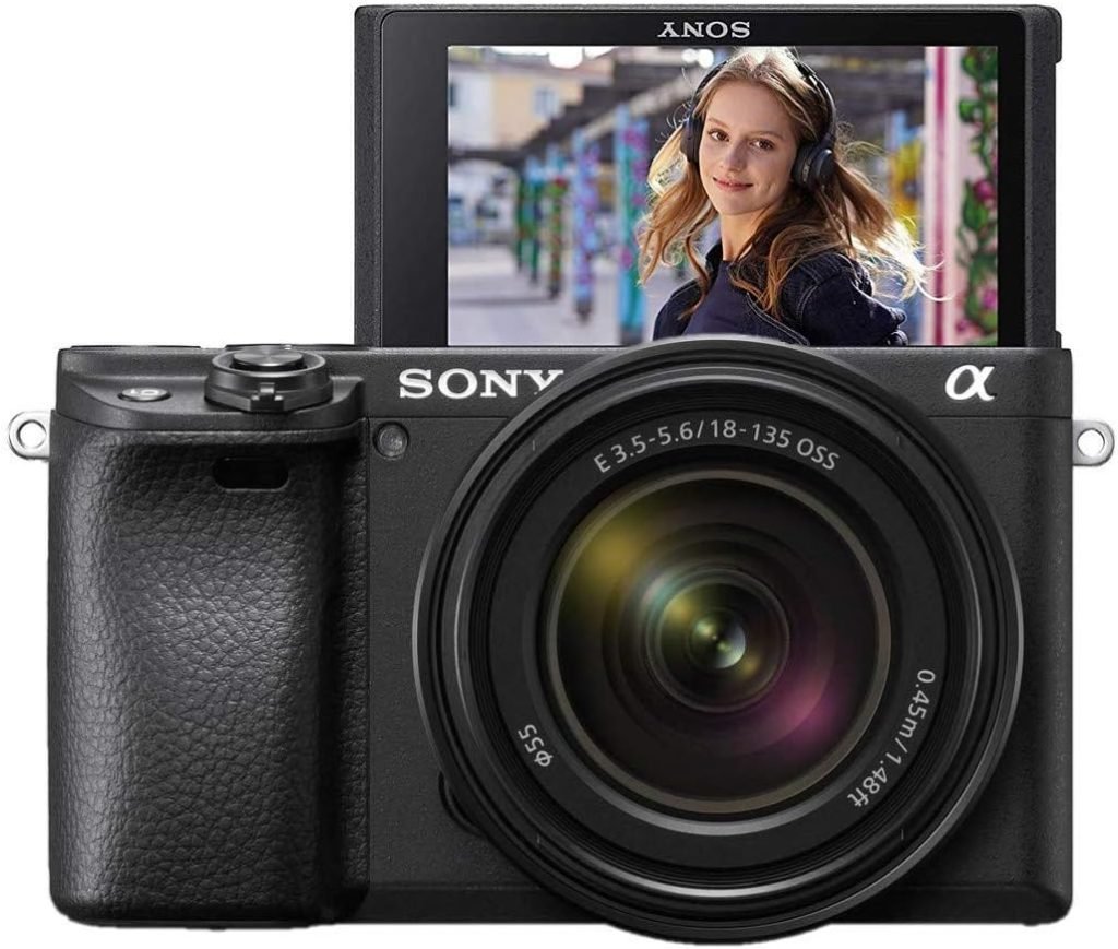 Sony α6400 E-mount compact mirrorless camera body and Camera with 55-210 mm Lens Bundle