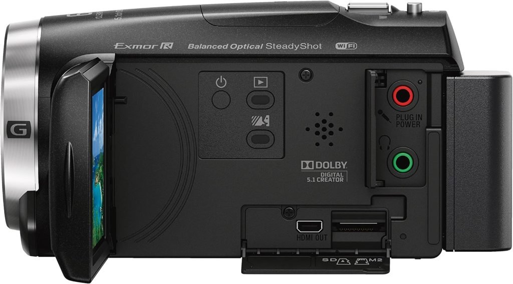 Sony HDR-CX625 Full HD Compact Camcorder (5-Axis Balanced Optical SteadyShot, 30x Optical Zoom, Wi-Fi and NFC) - Black