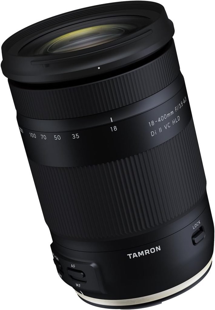 Tamron 18-400mm F/3.5-6.3 DI-II VC HLD All-In-One Zoom For Canon APS-C Digital SLR Cameras (6 Year Limited USA Warranty) Black