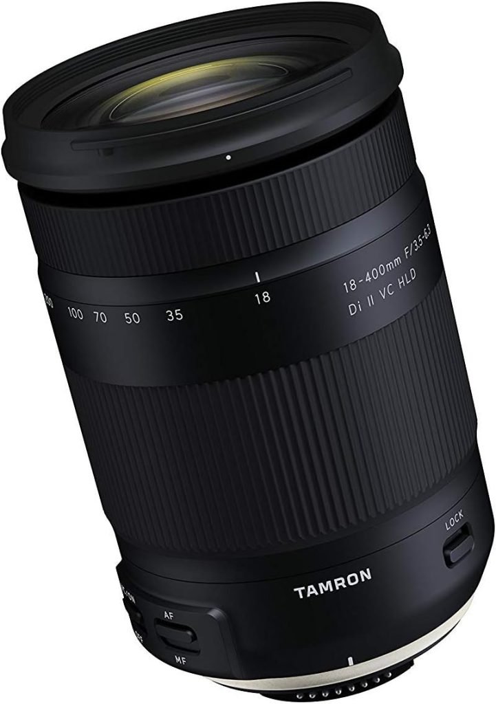 Tamron 18-400mm F/3.5-6.3 DI-II VC HLD All-In-One Zoom For Nikon APS-C Digital SLR Cameras (6 Year Limited USA Warranty) Black