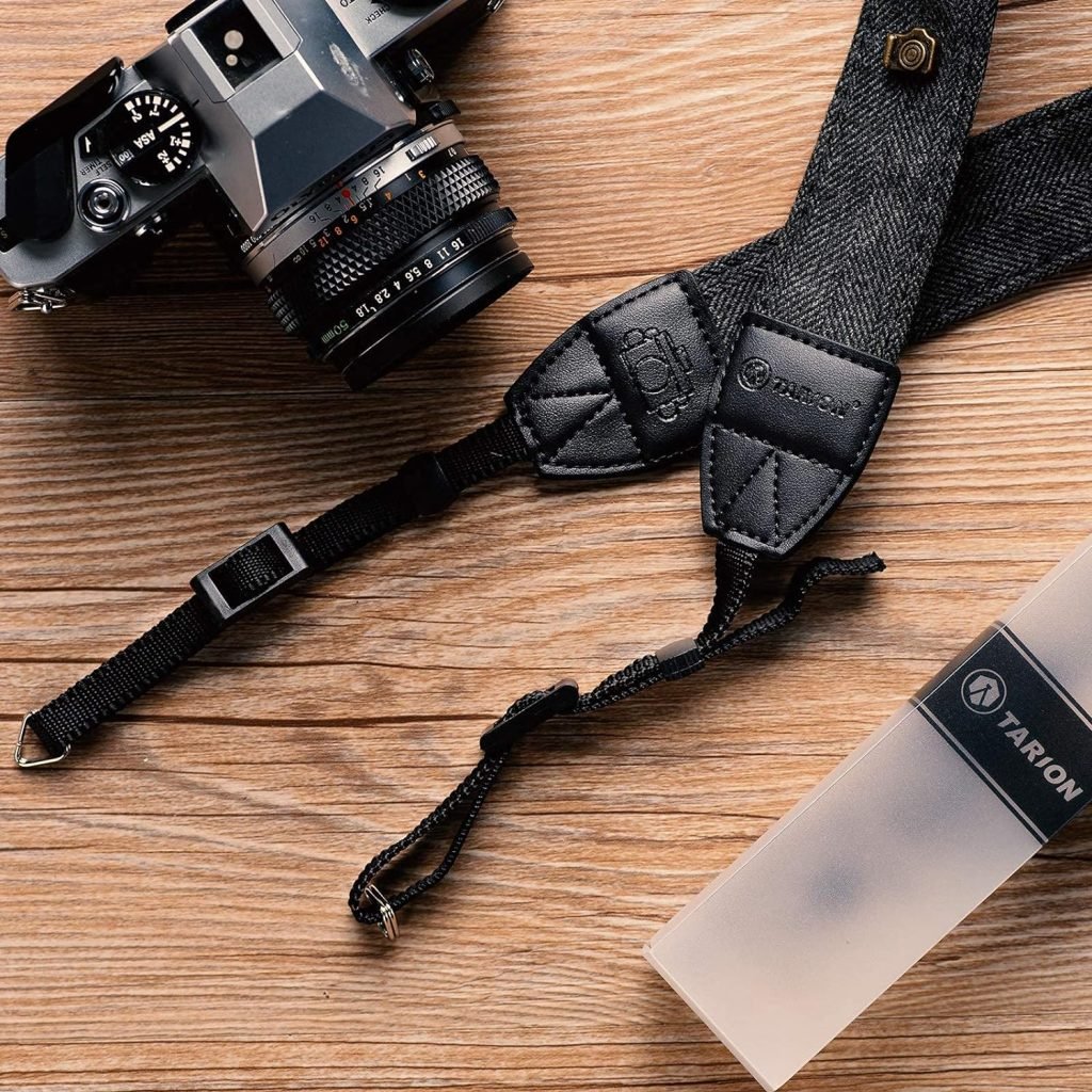 TARION Camera Shoulder Neck Strap Vintage Belt for All DSLR Camera Nikon Canon Sony Pentax