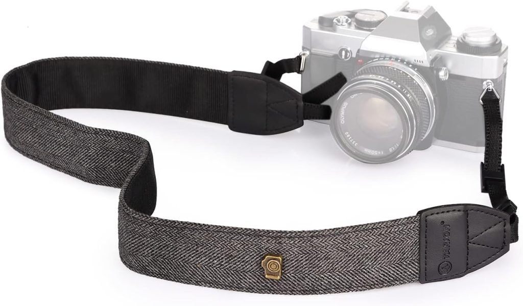 TARION Camera Shoulder Neck Strap Vintage Belt for All DSLR Camera Nikon Canon Sony Pentax