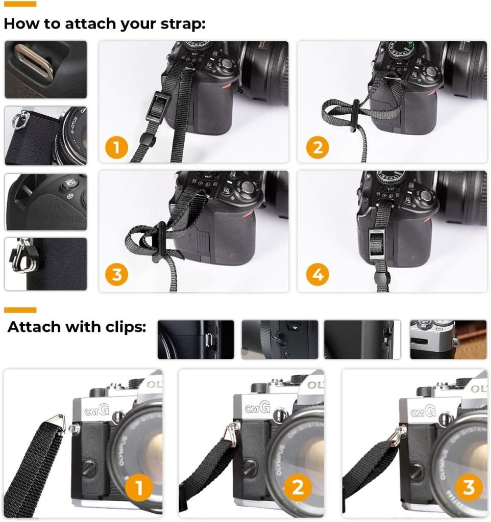 TARION Camera Shoulder Neck Strap Vintage Belt for All DSLR Camera Nikon Canon Sony Pentax