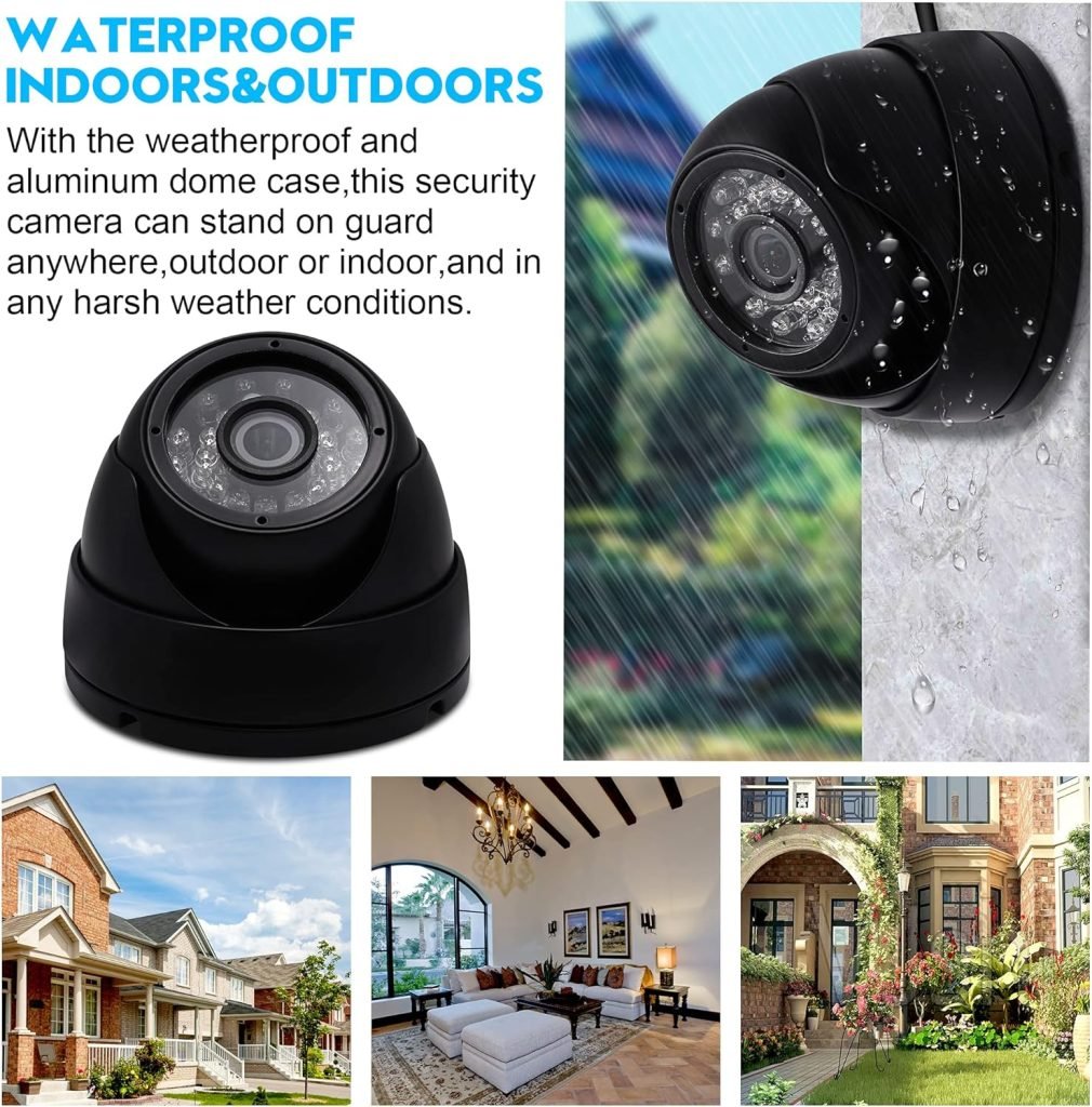 ELP 720P Waterproof USB Camera Outdoor Indoor USB Dome Camera Day Night Vision with IR LEDs Home Security Surveillance USB Camera with 3.6mm Lens