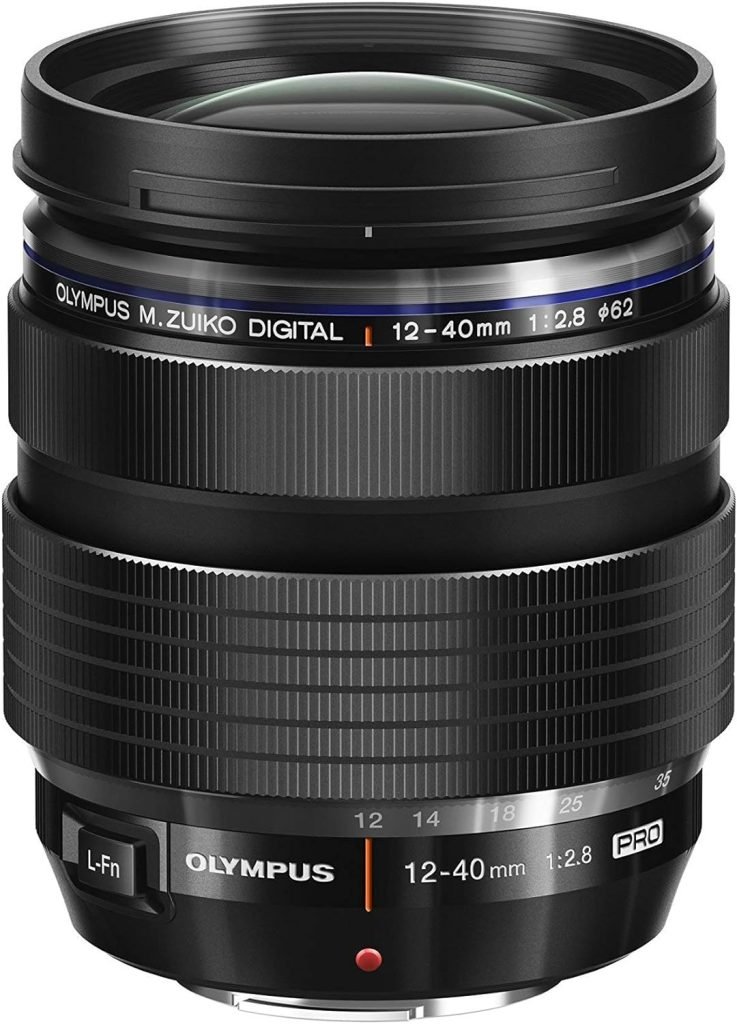 Olympus M.Zuiko Digital ED 12-40 mm F2.8 PRO Lens, Universal Zoom, Suitable for All MFT Cameras (Olympus OM-D  PEN Models, Panasonic G-Series), Black