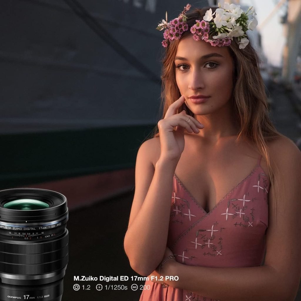 Olympus M.Zuiko Digital ED 17 mm F1.2 PRO Lens, Fast Fixed Focal Length, Suitable for All MFT Cameras (Olympus OM-D  PEN Models, Panasonic G Series), Black