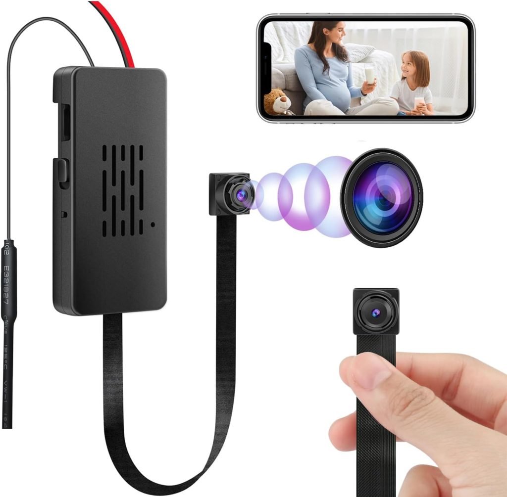 QZT Wireless WI-FI Camera,1080P Cameras with Audio and Video,Motion Detection Alarm Night Vision Function,Surveillance Camera for Drones,Office Meeting Recording Audio Video