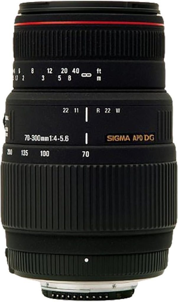 Sigma 70-300mm f4-5.6 APO DG Macro For Nikon Digital  Film Cameras-Black