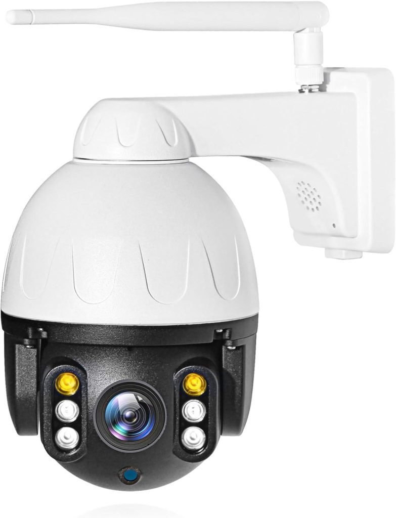 PNI Video surveillance camera SafeHome PTZ382 1080P WiFi, internet control, dedicated Tuya Smart application, White
