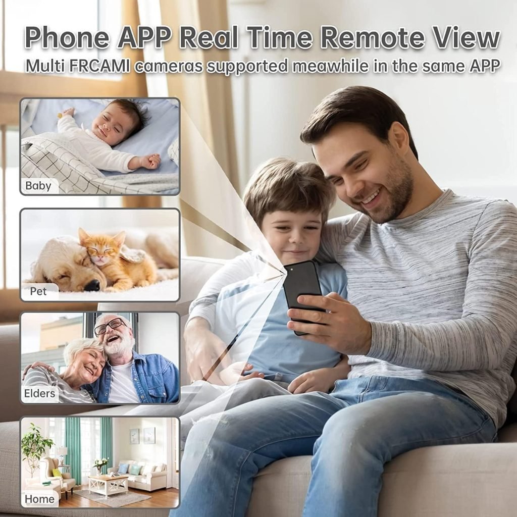 Homax Products Mini Spy Camera, Wireless Camera 1080P Full HD with Audio and Video, Hidden Secret Baby Monitor Home Security Surveillance Cam with Night Vision Motion Detection for Outdoor/Indoor