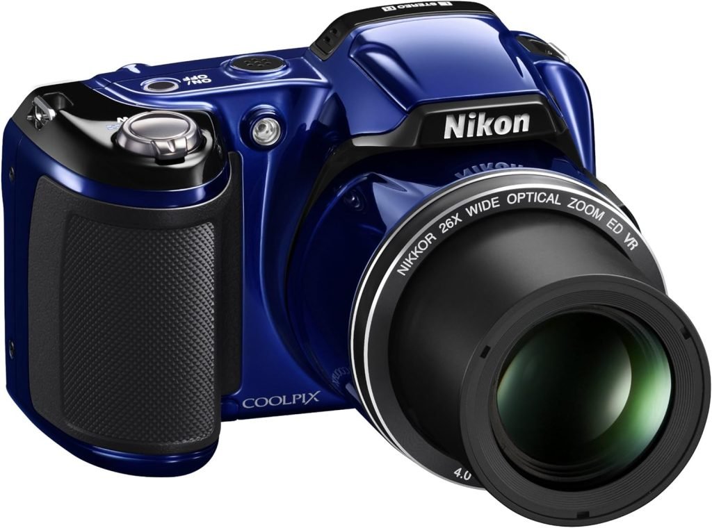 Nikon COOLPIX L810 Compact Digital Camera - Blue (16.1MP, 26x Optical Zoom) 3 inch LCD