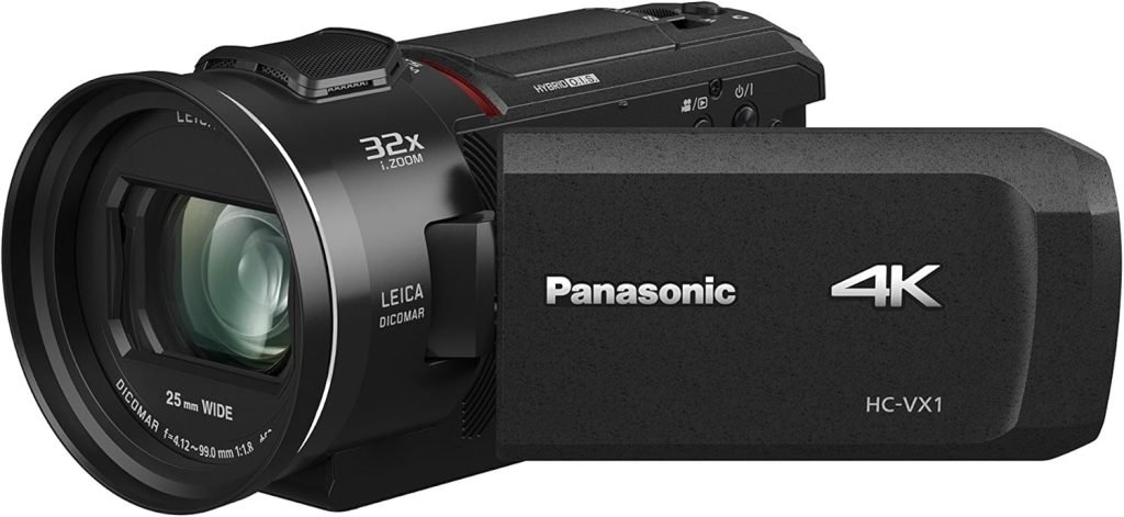 Panasonic HC-VX1EB-K 4K Video Camera with LEICA Dicomar Lens - Black
