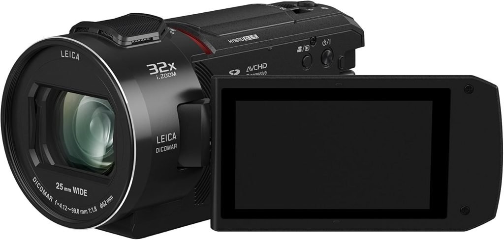 Panasonic HC-VX1EB-K 4K Video Camera with LEICA Dicomar Lens - Black